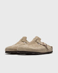 Birkenstock Boston GS in Grau schmale Weite OVP Wildleder Soft Footbed